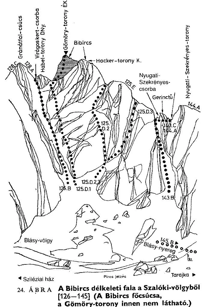 A Bibircs dk. fala a Blasy-völgyből